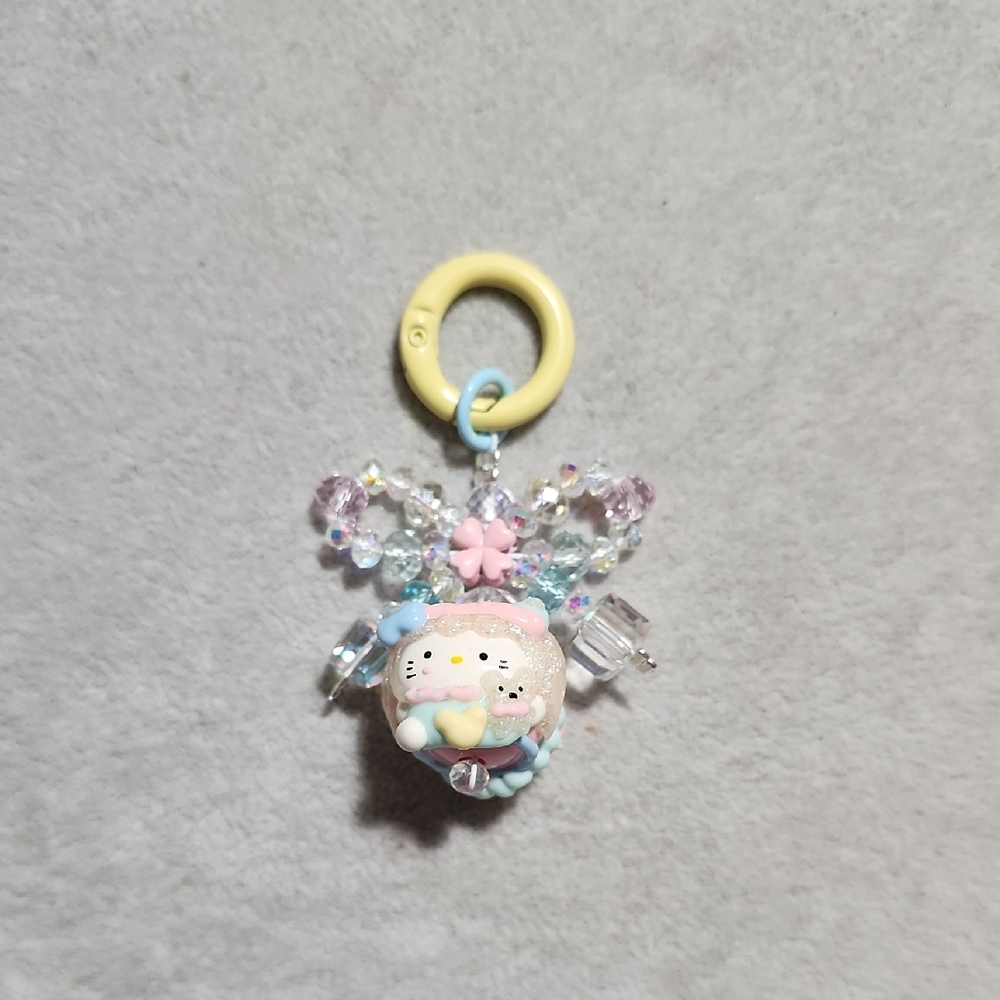 Cute Pastel Hello Kitty KeyHolder